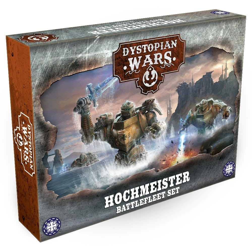 PREORDER Dystopian Wars - Hochmeister Battlefleet Set
