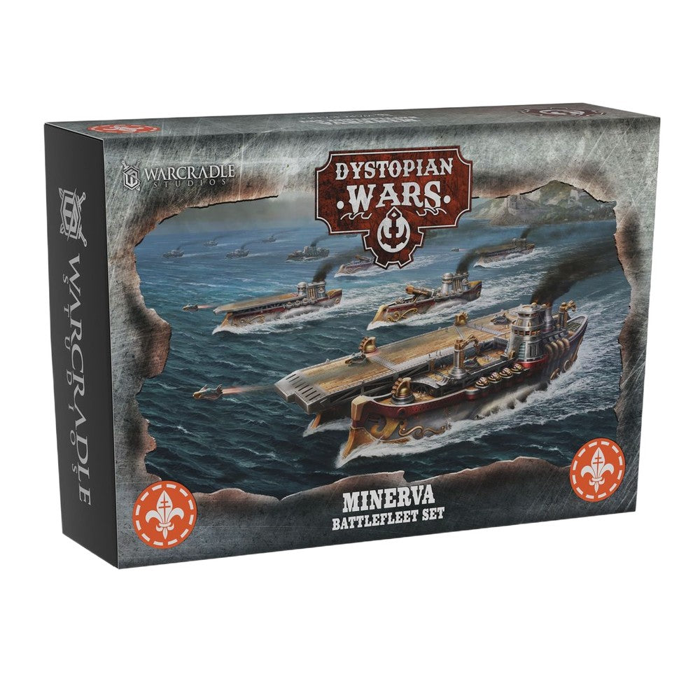 PREORDER Dystopian Wars - Minerva Battlefleet Set