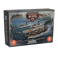 PREORDER Dystopian Wars - Minerva Battlefleet Set