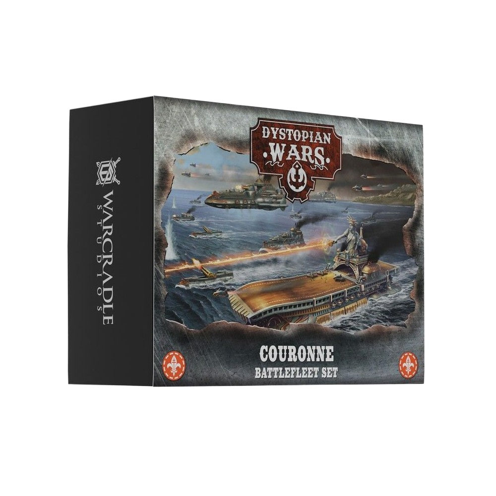 PREORDER Dystopian Wars - Couronne Battlefleet Set