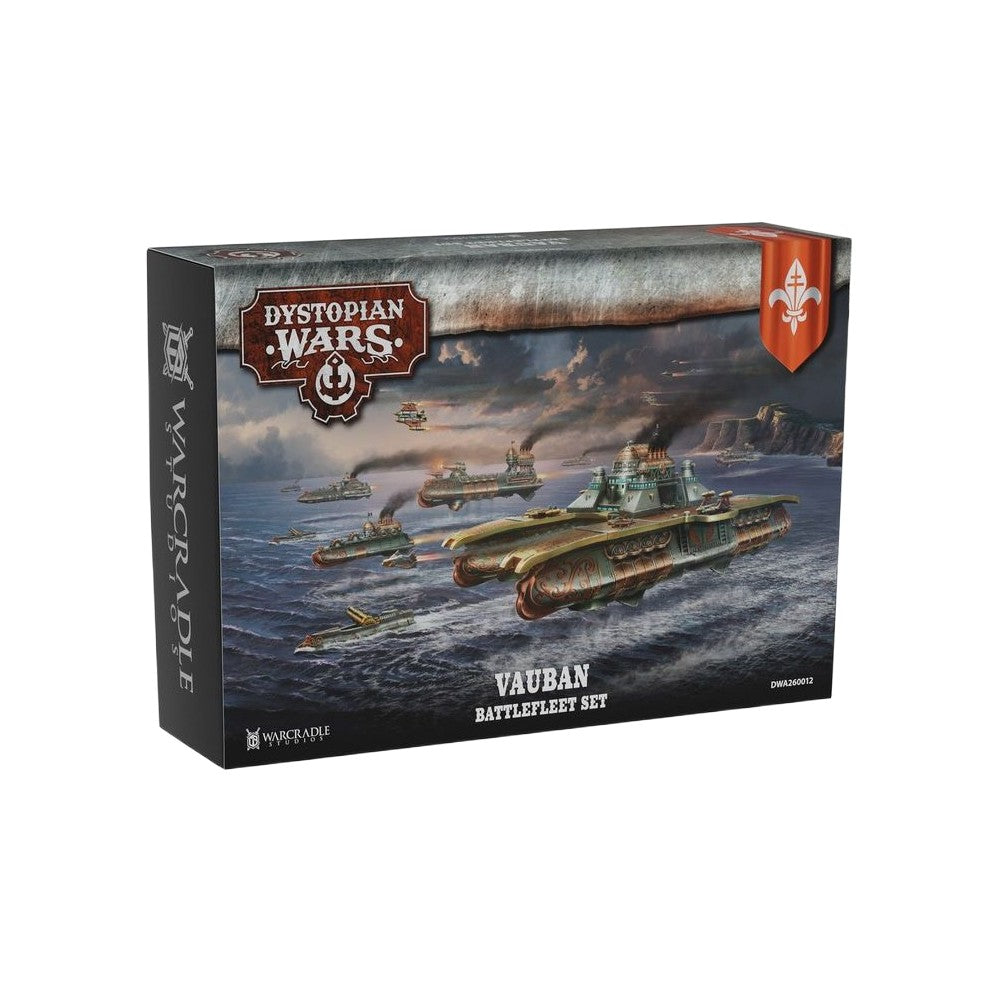 PREORDER Dystopian Wars - Vauban Battlefleet Set