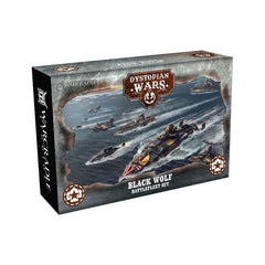 PREORDER Dystopian Wars - Black Wolf Battlefleet Set