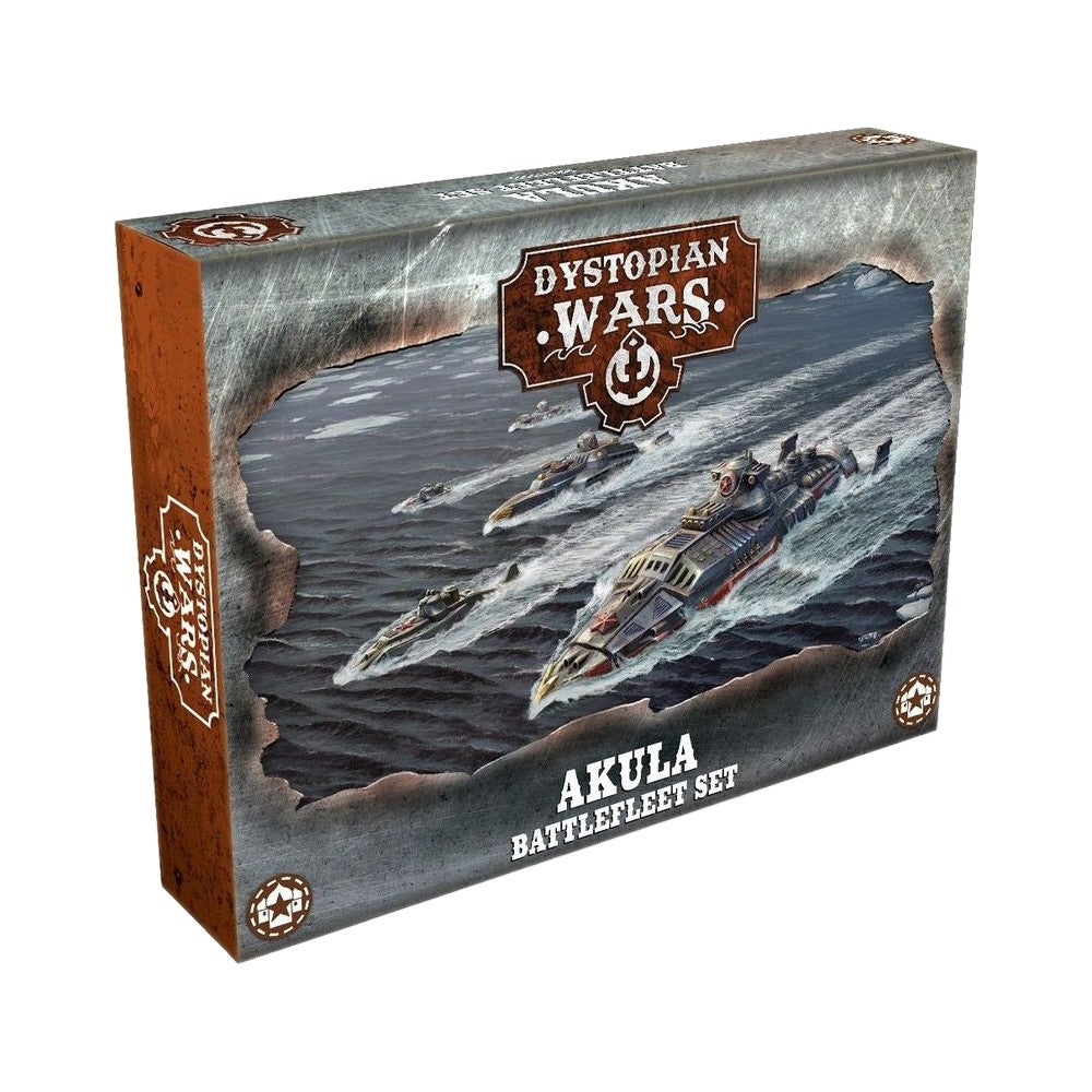 PREORDER Dystopian Wars - Akula Battlefleet Set