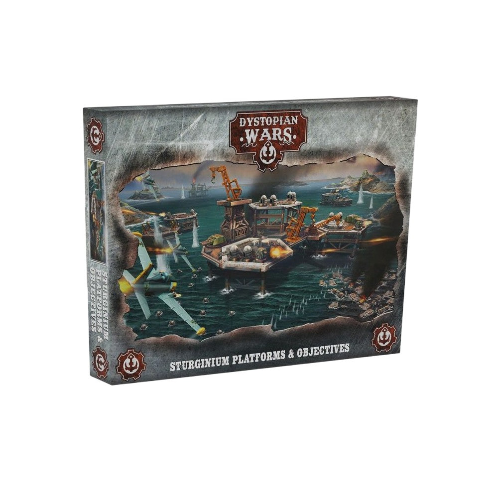PREORDER Dystopian Wars - Sturginium Platforms & Objectives Set