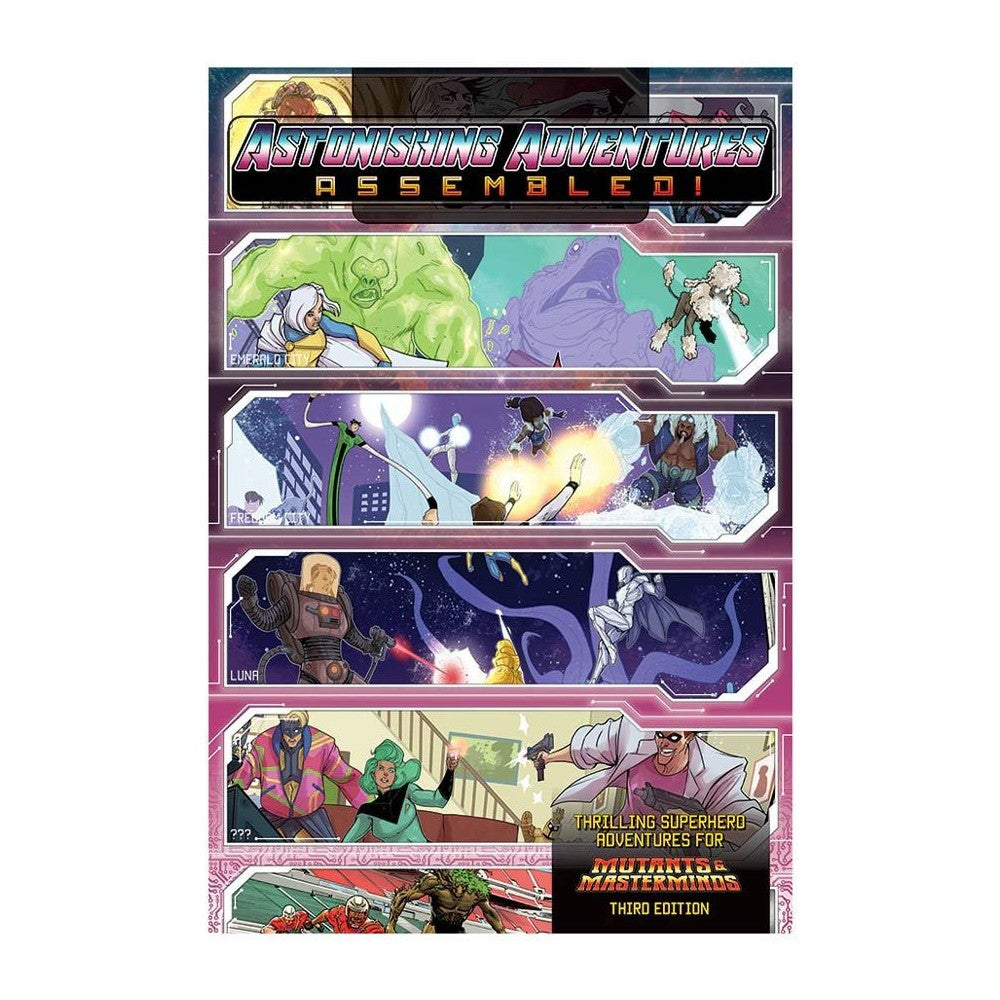PREORDER Mutants & Masterminds - Astonishing Adventures Assembled!