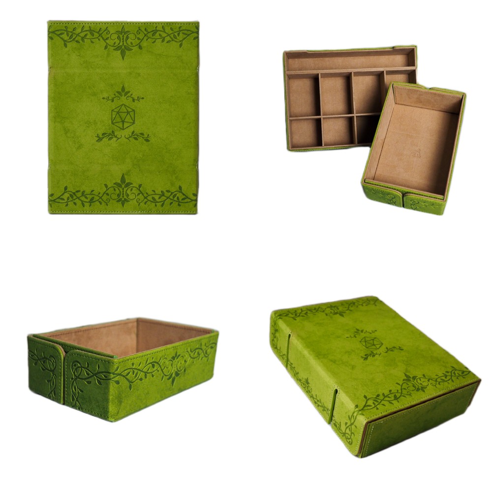 PREORDER Sphinx Stationery - MagVault | Dice Organizer & Tray Fern
