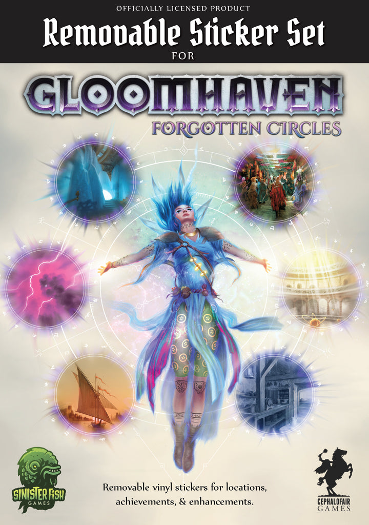 Gloomhaven Removable Sticker Set: Forgotten Circles