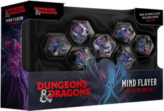 MDG D&D Monsters Resin Inclusion Dice Set Mind Flayer