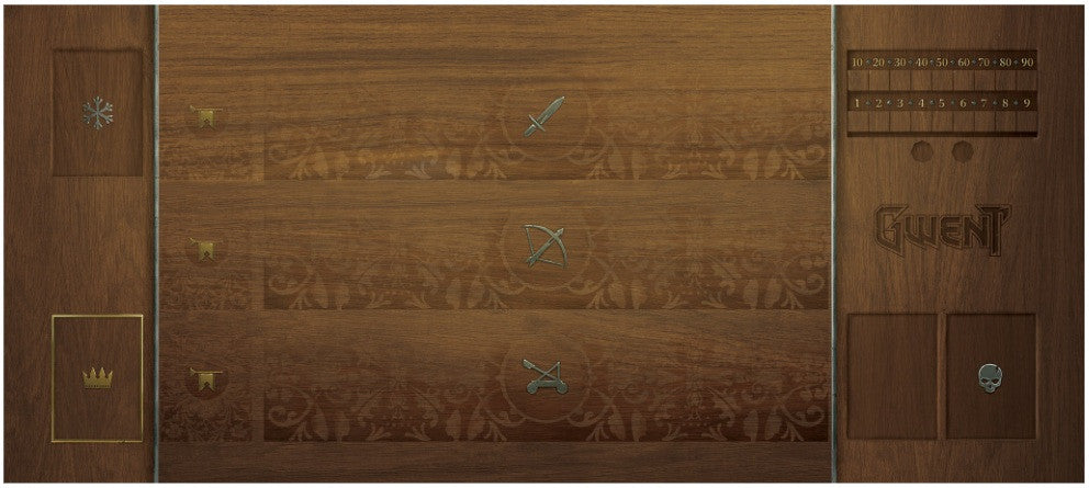 PREORDER The Witcher - Gwent Original Wood 1-Player Playmat