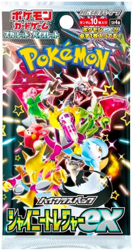POKEMON TCG Japanese Shiny Treasure SV4a Collection Booster Pack - 10 Cards