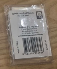 45 Mini Euro Card Sleeves (46 x 69 mm)