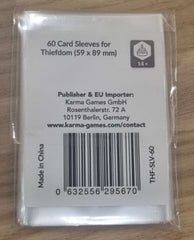 60 Card Sleeves for Thiefdom (59 x 89 mm)
