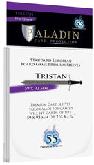 Paladin Premium Tristan Clear Sleeves - (59 x 92 mm) (100 Sleeves Per Pack)