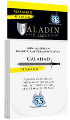 Paladin Premium Galahad Clear Sleeves - (41 x 63 mm) (100 Sleeves Per Pack)