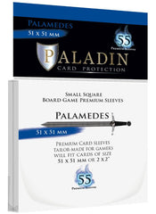 Paladin Premium Palamedes Clear Sleeves - (51 x 51 mm) (100 Sleeves Per Pack)