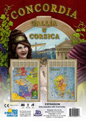 Concordia Gallia/Corsica Board Game