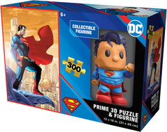 Prime3D Puzzle and Figurine - Superman 300 Piece 3D Puzzle