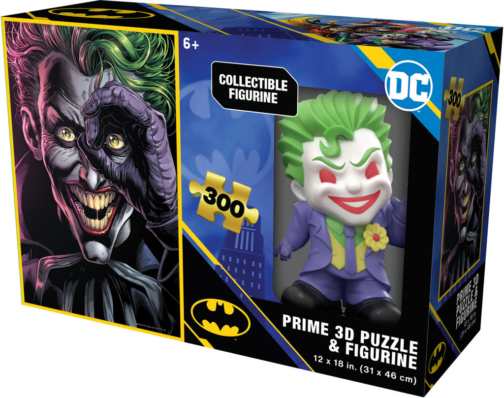 Prime3D Puzzle and Figurine - Joker 300 Piece 3D Puzzle