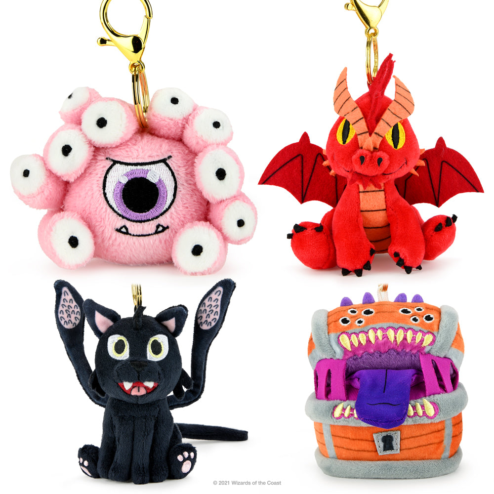 Dungeons & Dragons 3 inch Plush Charms Wave 1 Display (24)