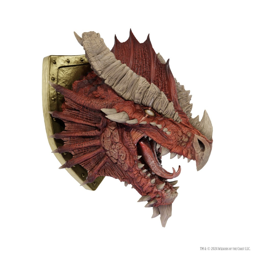 PREORDER D&D Replicas of the Realms: Ancient Red Dragon Trophy Plaque - Limited Edition 50th Anniversary