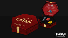 PREORDER MDG CATAN Premium Robber and Metal Dice Set Hematite