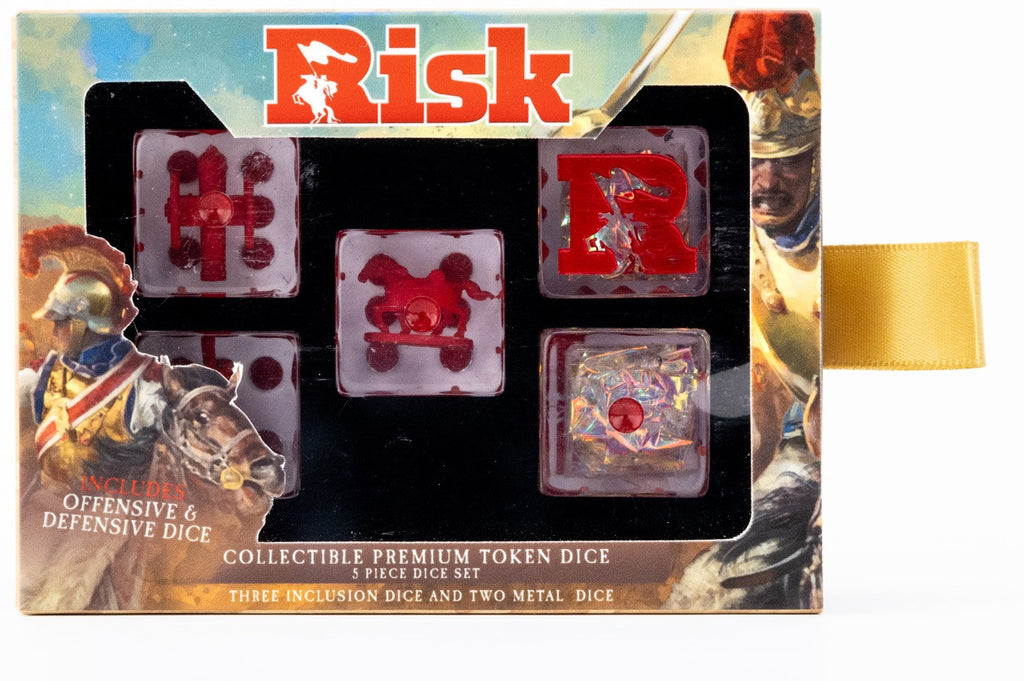 PREORDER MDG Risk 22mm Oversized Dice Set - Offense and Defense Dice