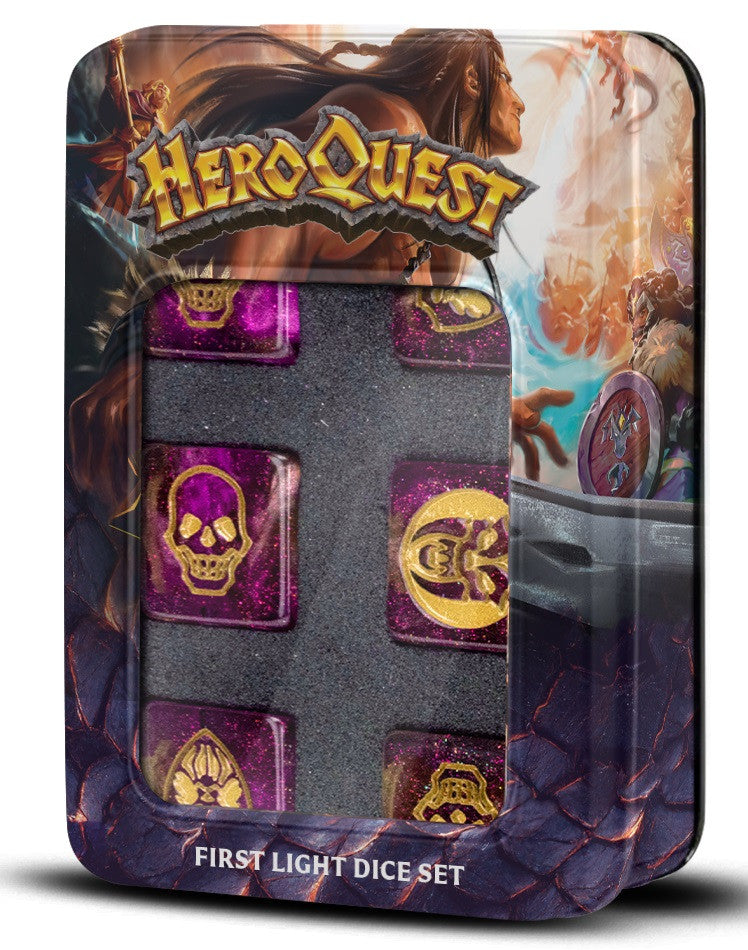 PREORDER MDG HeroQuest First Light D6 Dice Set