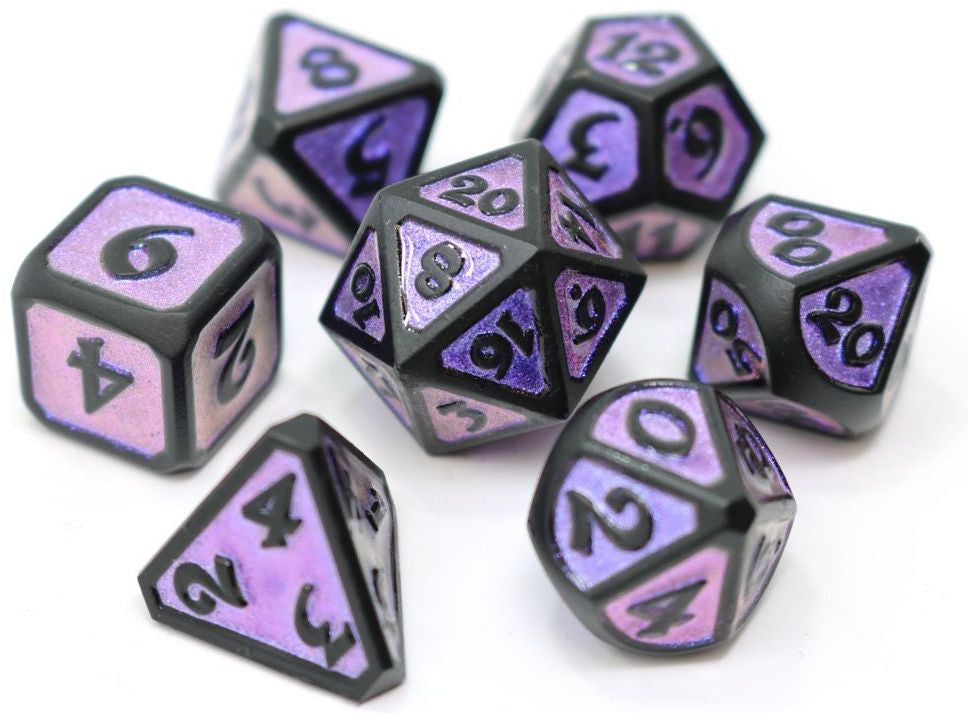 Die Hard Dice Metal RPG Set - Dreamscape Nightshade