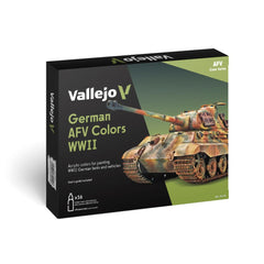 PREORDER Vallejo - Model Colour - German Afv Colors Wwii AFV 16 Colour Set