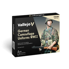 PREORDER Vallejo - Model Colour - German Camouflage Uniforms Wwii Figure 16 Colour Set