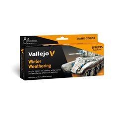 PREORDER Vallejo - Model Colour - Winter Weathering By Chema Cabrero Effects 8 Colour Set