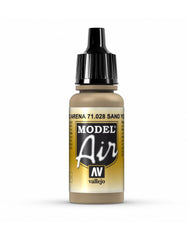 Vallejo - Model Air - Sand Yellow 17 ml Old Formulation