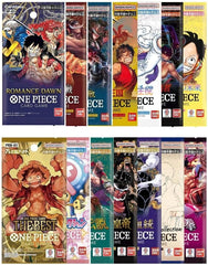 One Piece Japanese Booster Pack Bundle (6 Booster Packs + Sleeves)