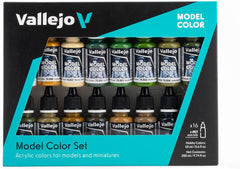 Vallejo Model Colour: Allied Forces WWII (16 Colours) Acrylic Paint Set [70109]