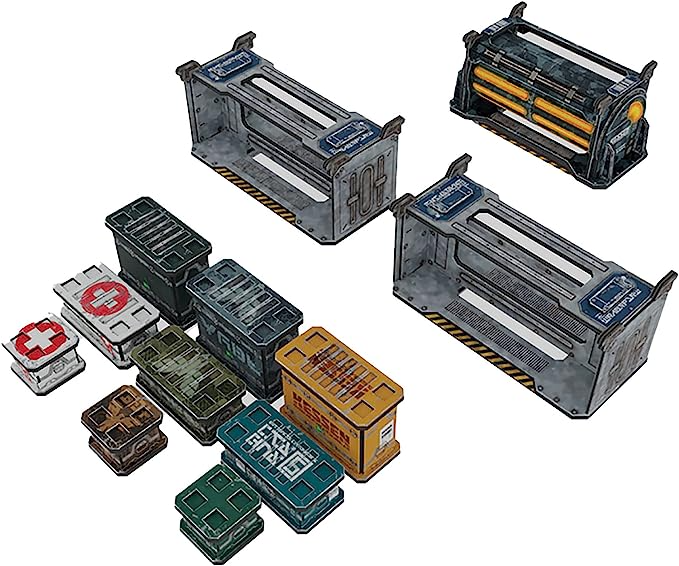 PREORDER Tanker & Crate Containers - Neutral Theme