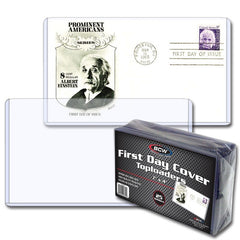 BCW First Day Cover Sleeves Toploader Holder (7 1/8 x 4 3/16)