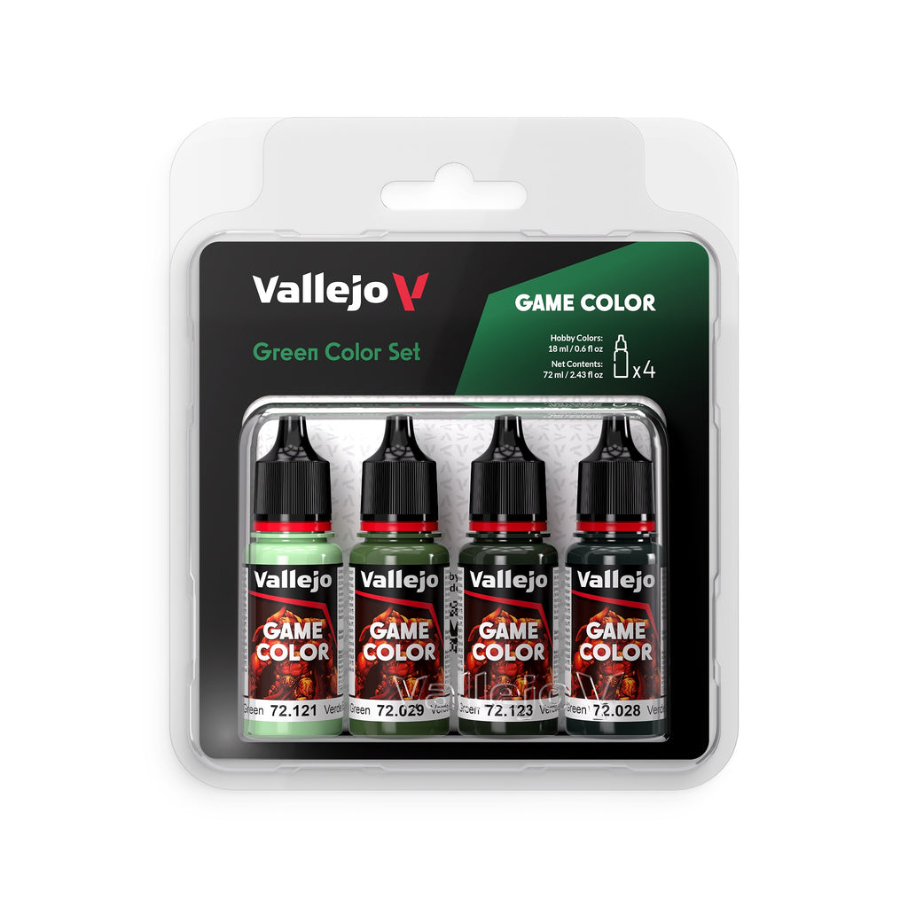 Vallejo - Game Colour - Green Color Set