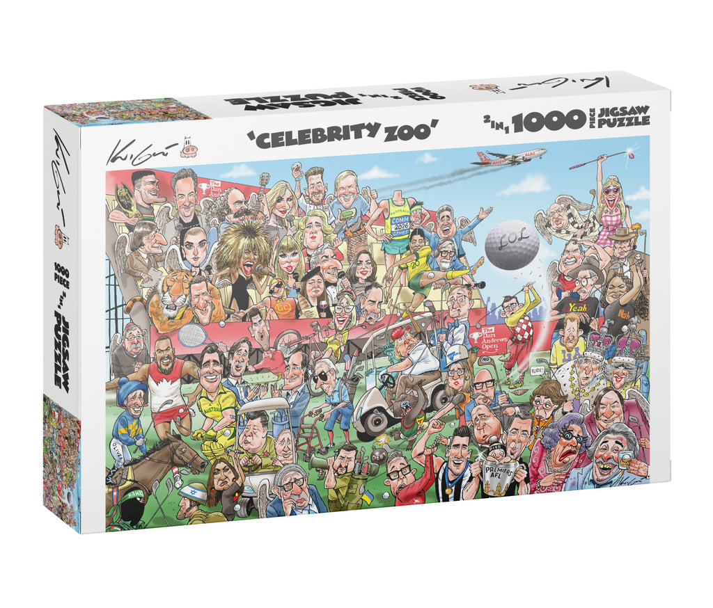 Mark Knight Celebrity Zoo #1 Puzzle 1000 pieces