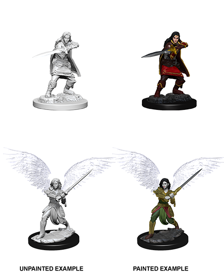 D&D Nolzurs Marvelous Unpainted Miniatures Female Aasimar Fighter