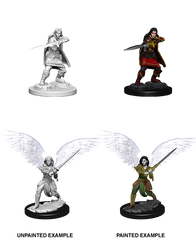 D&D Nolzurs Marvelous Unpainted Miniatures Female Aasimar Fighter