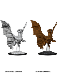 D&D Nolzurs Marvelous Unpainted Miniatures Young Copper Dragon