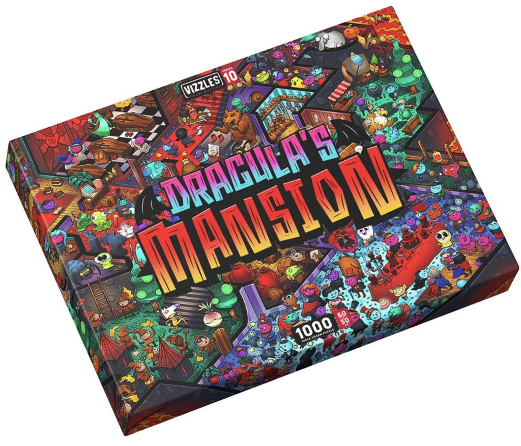 Vizzles Draculas Mansion 1000pc Jigsaw Puzzle