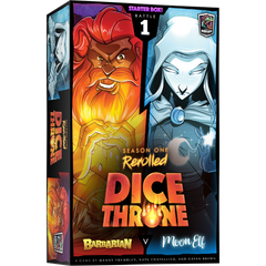 Dice Throne Season 1 Rerolled Barbarian v Moon Elf Box 1