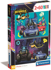 Clementoni Puzzle Batwheels 2x 60 Piece Puzzle