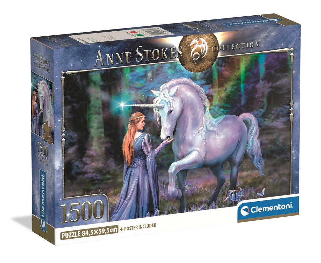 PREORDER Clementoni Puzzle Anne Stokes Bluebell Wood 1500 Pieces