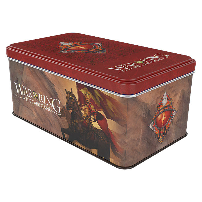 PREORDER War of the Ring The Card Game - Shadow Card Box and Sleeves (Red Bannerman