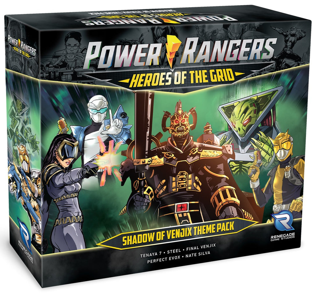 Power Rangers Heroes of the Grid - Shadow of Venjix Theme Pack Board Game