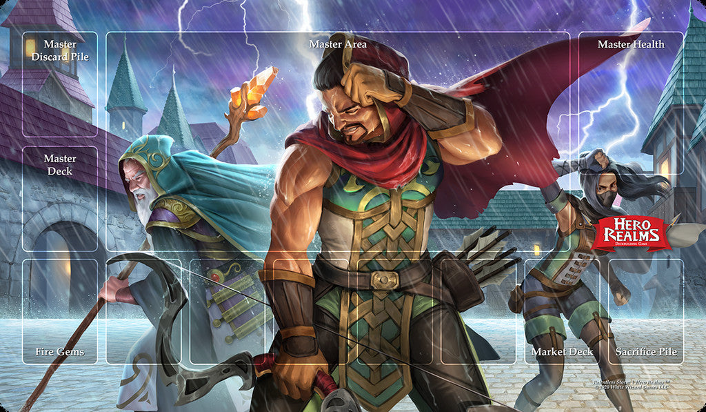 PREORDER Hero Realms Campaign Playmat - Relentless Storm