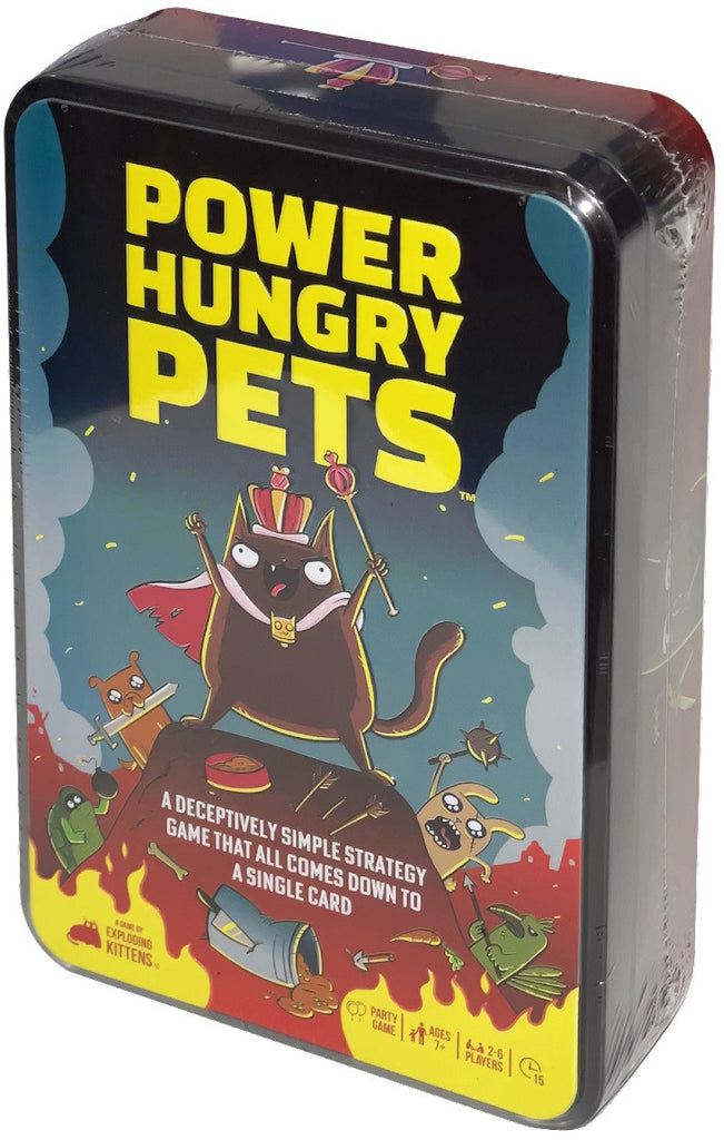 Power Hungry Pets Tin Box Edition - By Exploding Kittens