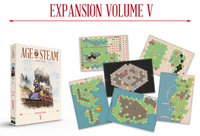 PREORDER Age of Steam Deluxe Expansion Volume V